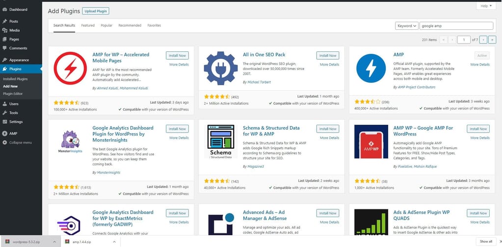 How to setup Google AMP on wordPress