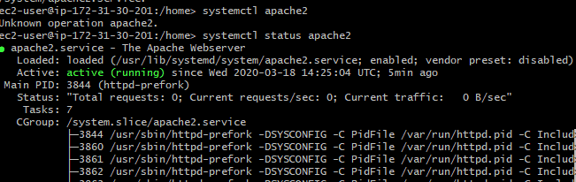 Step 2: Continuation - Installing Apache