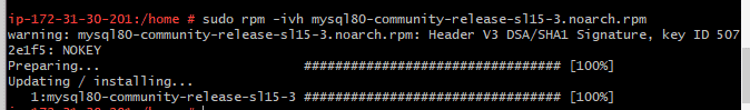 Step 3: MySql Installation