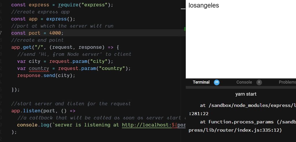 Server Side: Express