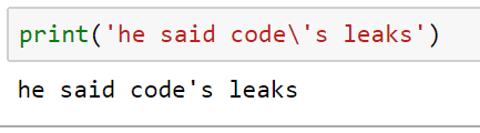 single and double quotes