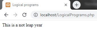 leap year or not