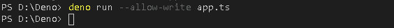 deno sandbox and its security flags.
