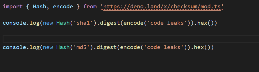 Deno Code