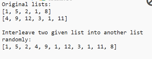 orignal list