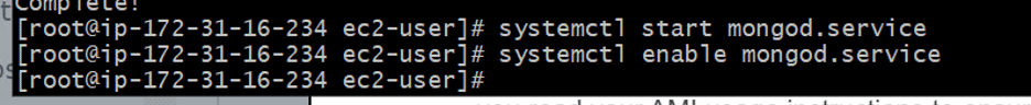 mongodb init restart command