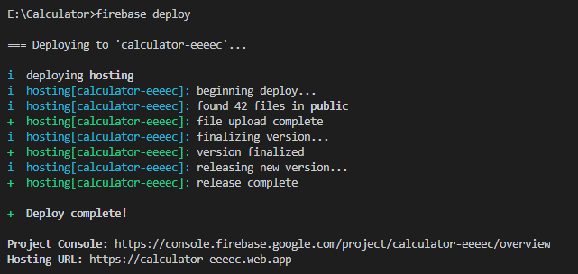 firebase initialization