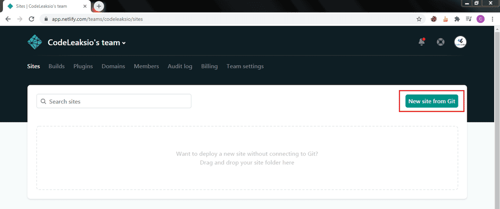 New site from Git