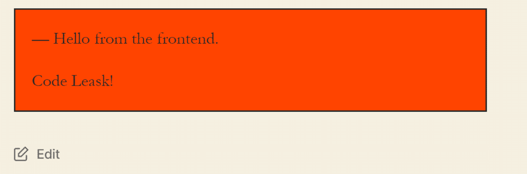 HTML generated
