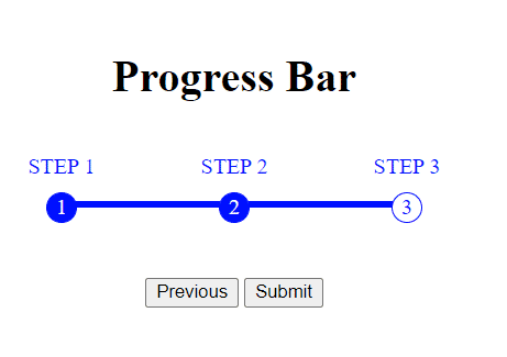 completed progress