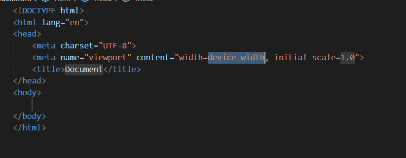 html body created using snippets