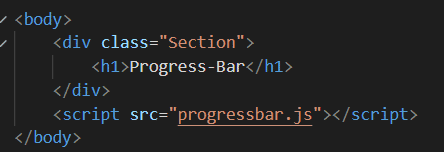 adding heading to the div
